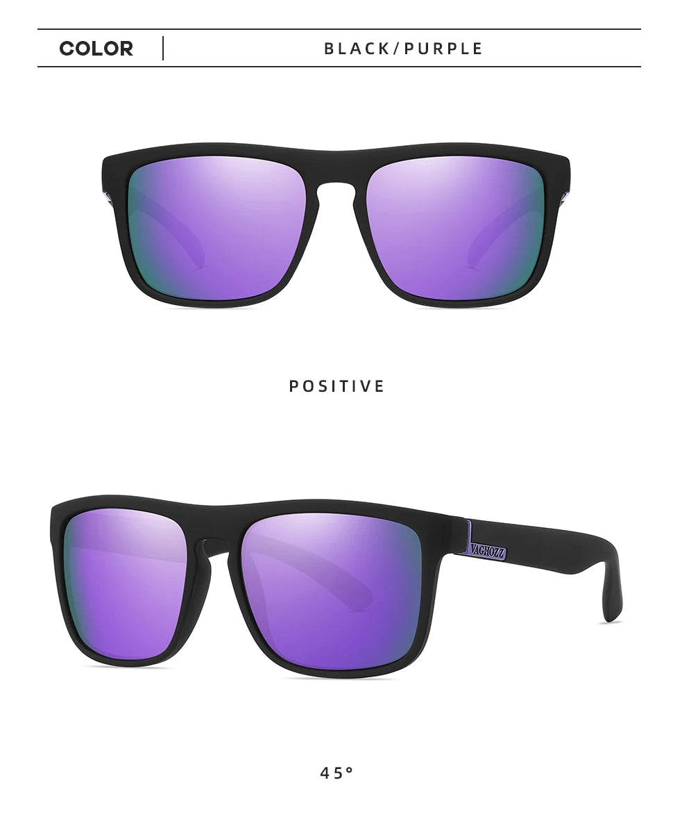 VAGHOZZ Brand Classic Sunglasses Men UV400 Fishing Sun Glasses Women Square Outdoor Male Sport Eyewear Driving Shades - Action Outdoors Kiwi