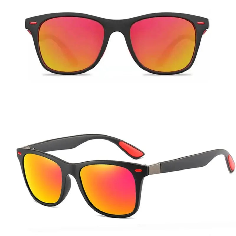Fashion Classic Polarized Men And Women Square Sunglasses Anti Glare Goggles Travel Fishing Riding Glasses Uv400 - Action Outdoors Kiwi