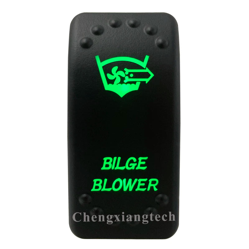 Waterproof Green Led Car Rocker Switch On Off 12V 20A Washer Wiper Momentary Toggle Switch For Marine Boat ATV RZR RV Autosteer - Action Outdoors Kiwi