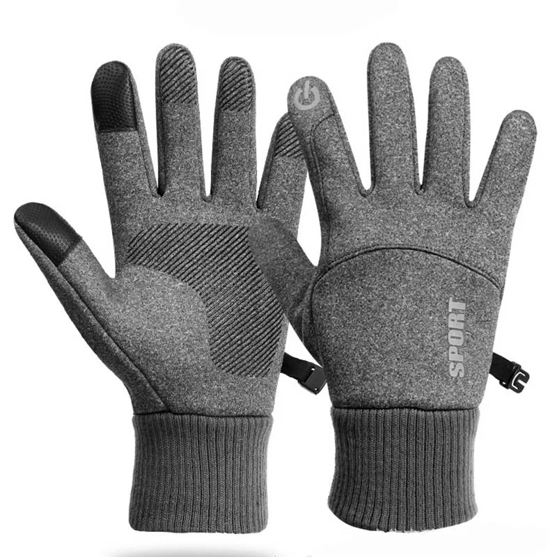 Winter Waterproof Men's Gloves Touchscreen Windproof Sports Fishing Driving Motorcycle Ski Non-slip Warm Cycling Women Gloves - Action Outdoors Kiwi