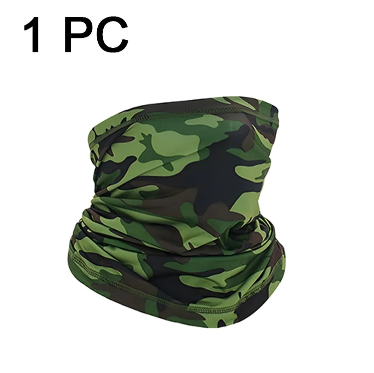 Cycling Mask Breathable Sunscreen Scarf Outdoor Scarf Neck Warmer Winter Bike Mask Headgear for Hiking Fishing Cycling Equipment - Action Outdoors Kiwi