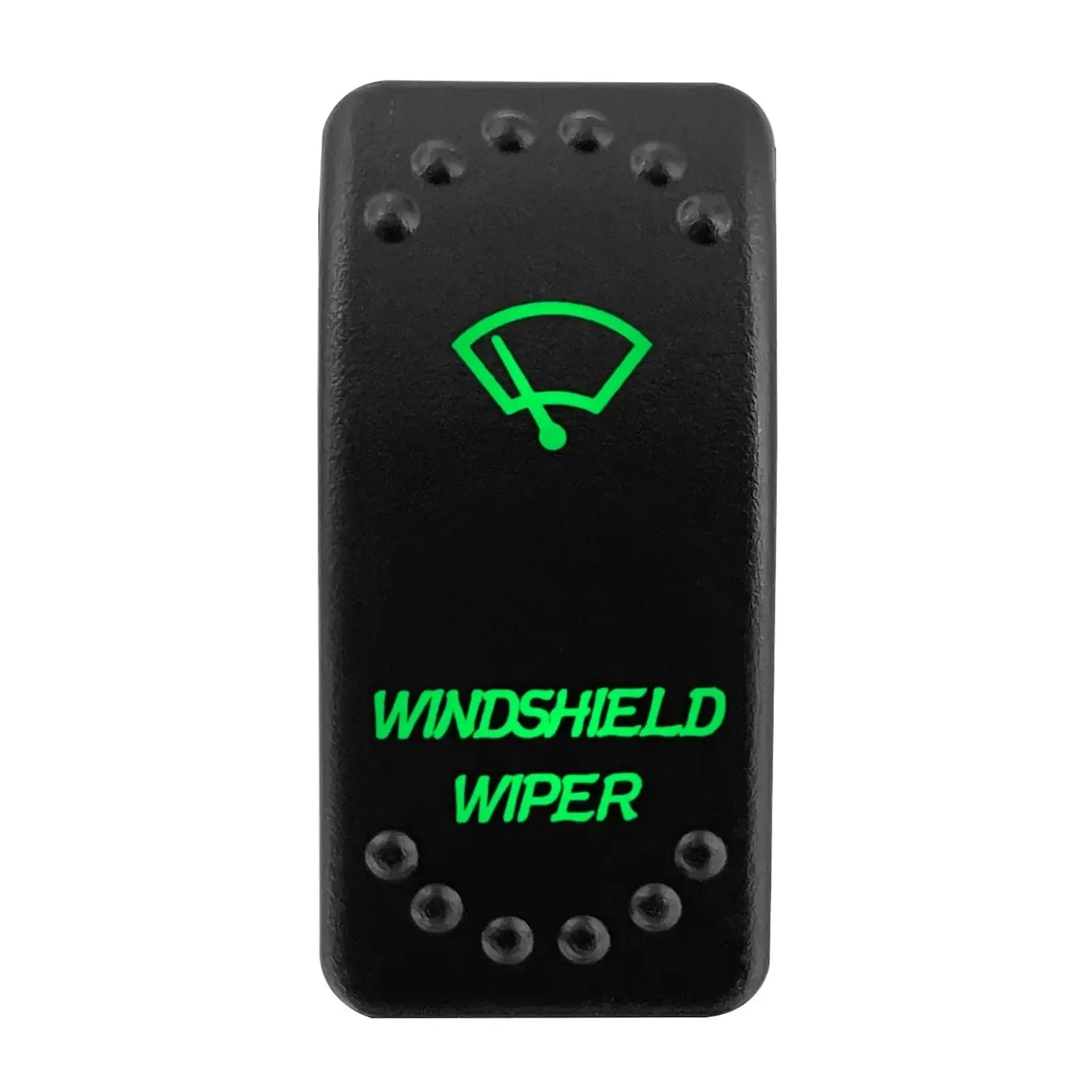 Waterproof Green Led Car Rocker Switch On Off 12V 20A Washer Wiper Momentary Toggle Switch For Marine Boat ATV RZR RV Autosteer