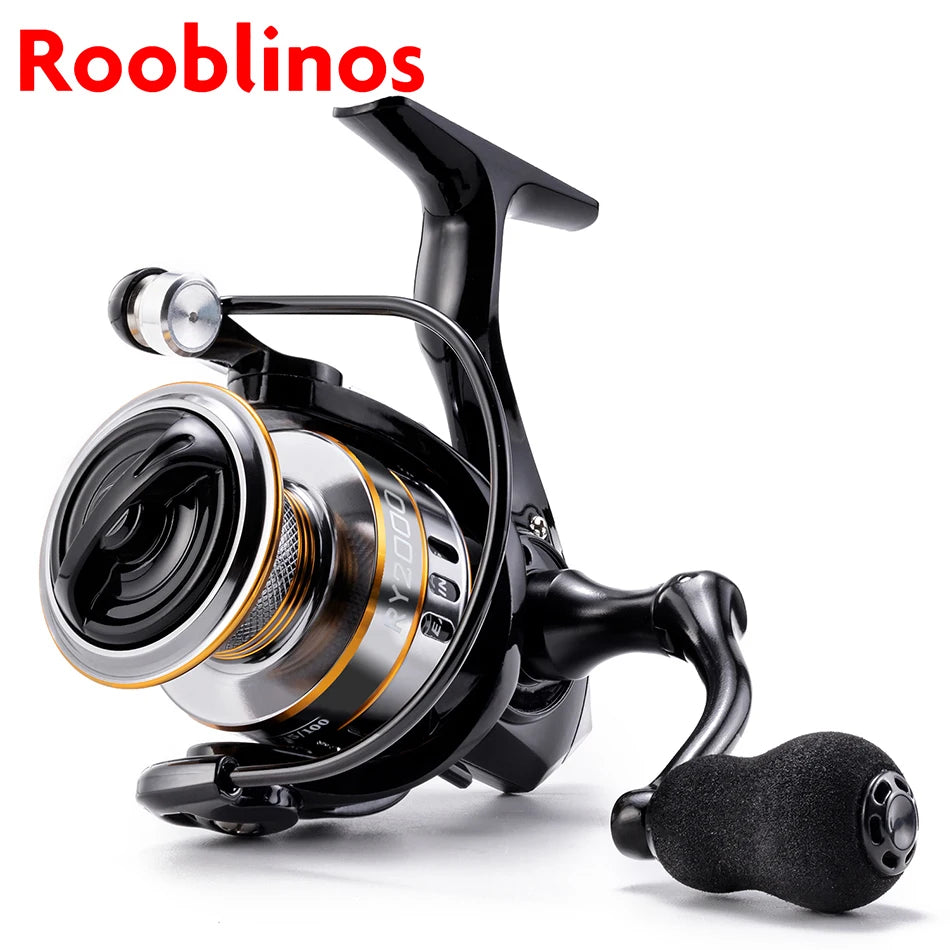 ROOBLINOS RY Spinning Reels Saltwater Freshwater Fishing Reel Ultralight Metal Frame Smooth And Tough High Speed Fishing Reels - Action Outdoors Kiwi