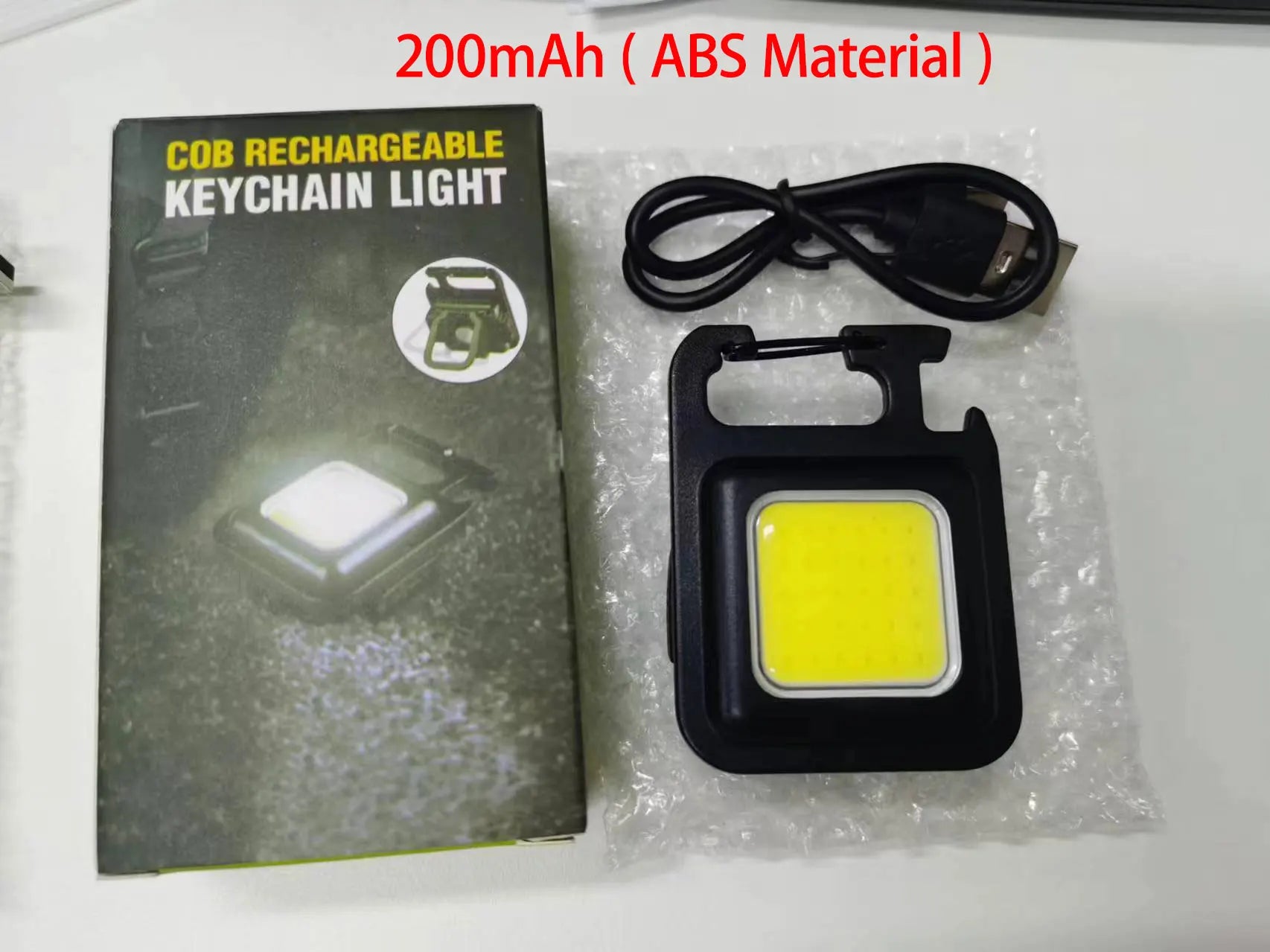 COB LED Mini Flashlight Super Bright EDC Keychain Light Outdoor Emergency Camping Pocket Lamp With Tail Magnet Corkscrew - Action Outdoors Kiwi