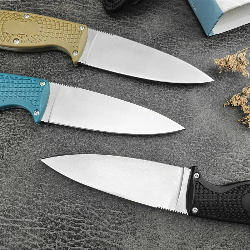C39 multi-color fixed knife, vegetable cutting and fishing kitchen, tactical hunting nylon fiber handle straight knife - Action Outdoors Kiwi
