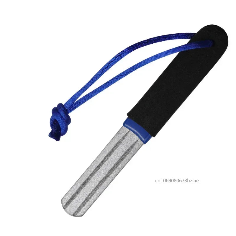 Portable Diamond Stone Fish Hook Diamond Sharpener Knife Sharpen Tools Hook Whetstone Keychain for Outdoor Fishing Accessories - Action Outdoors Kiwi