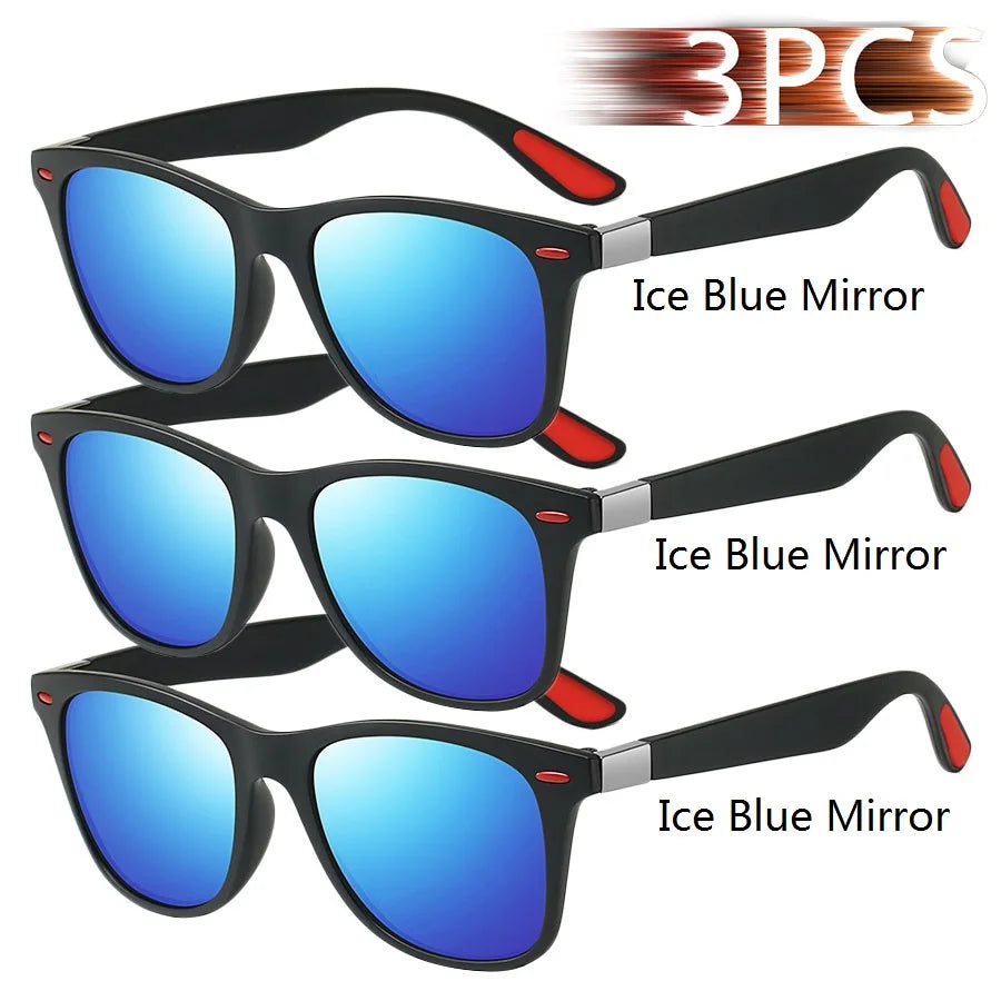 Fashion Vintage Square Unisex Driving Fishing Sunglasses Men Women Luxury Brand Designer Sun Glasses Anti-Glare Eyewear UV400 - Action Outdoors Kiwi