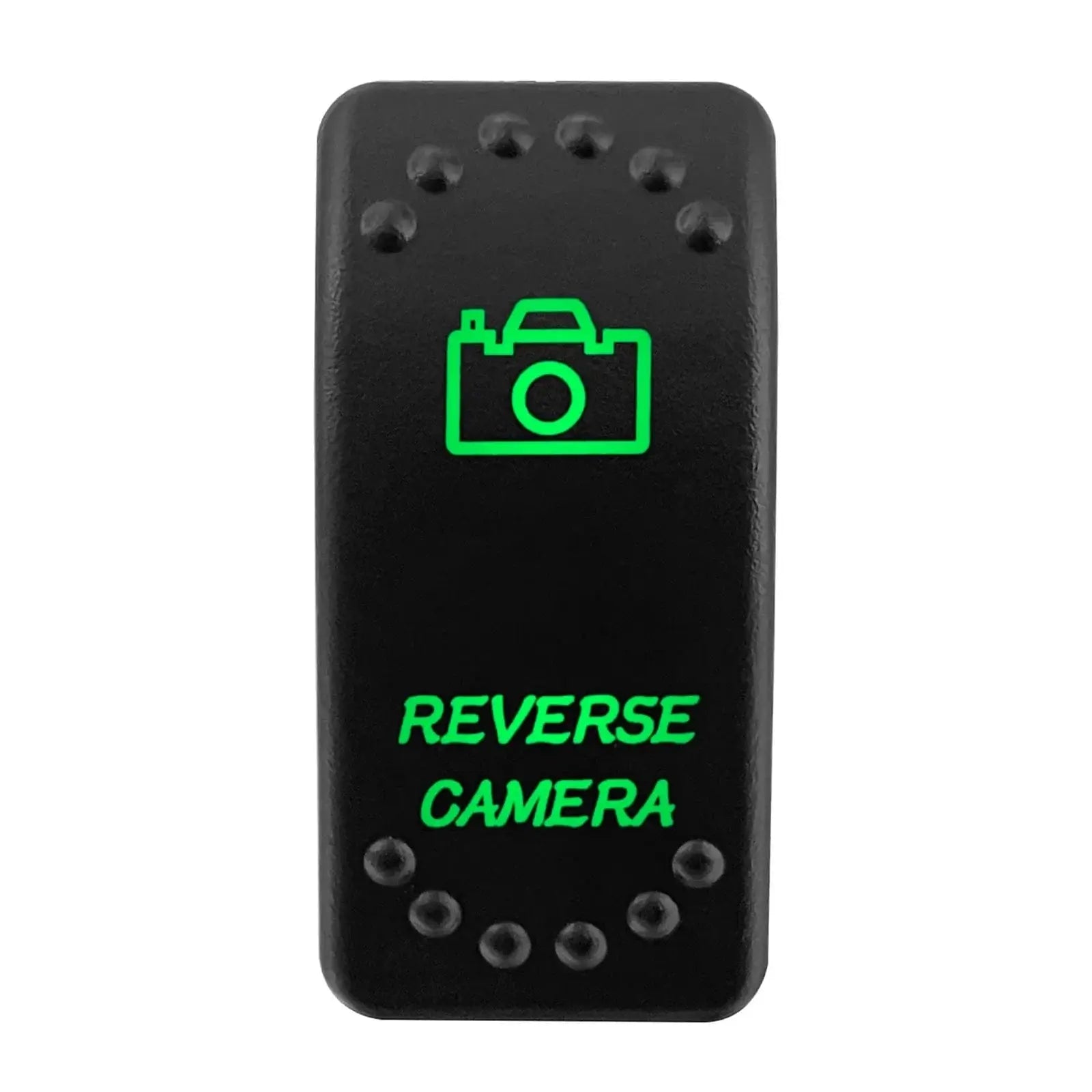 Waterproof Green Led Car Rocker Switch On Off 12V 20A Washer Wiper Momentary Toggle Switch For Marine Boat ATV RZR RV Autosteer