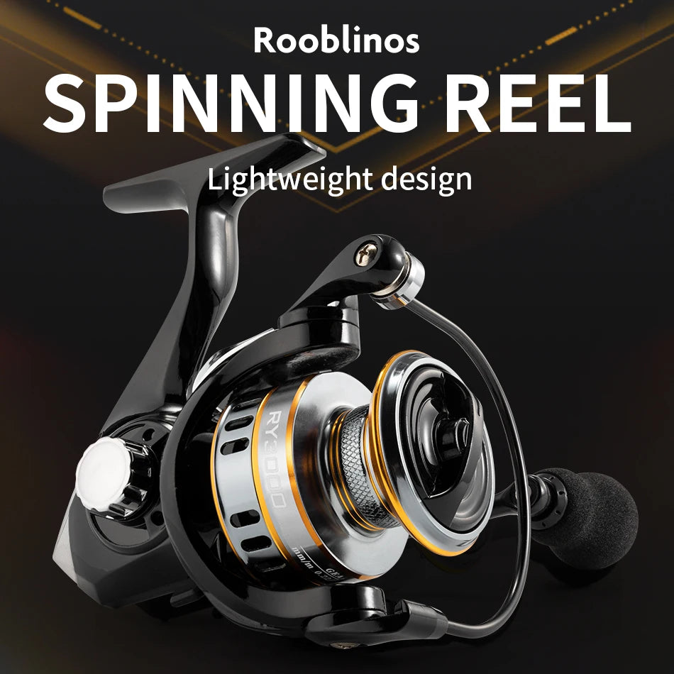 ROOBLINOS RY Spinning Reels Saltwater Freshwater Fishing Reel Ultralight Metal Frame Smooth And Tough High Speed Fishing Reels - Action Outdoors Kiwi