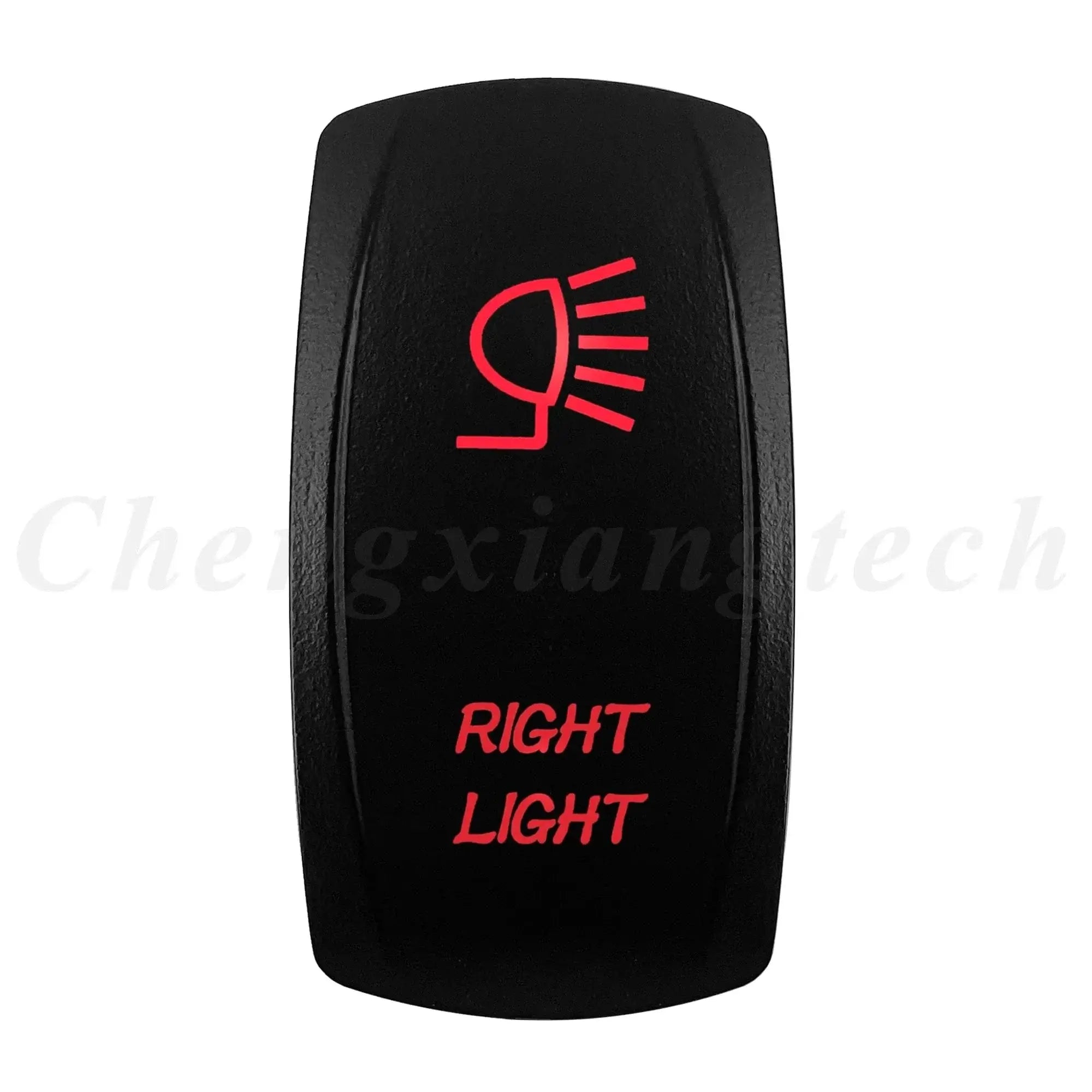 Red Led Light Bar Car Boat Rocker Switch 12V/24V Marine Grade Toggle Switch SPST/DPDT for Polaris Jeep Autosteer Auto Machinery
