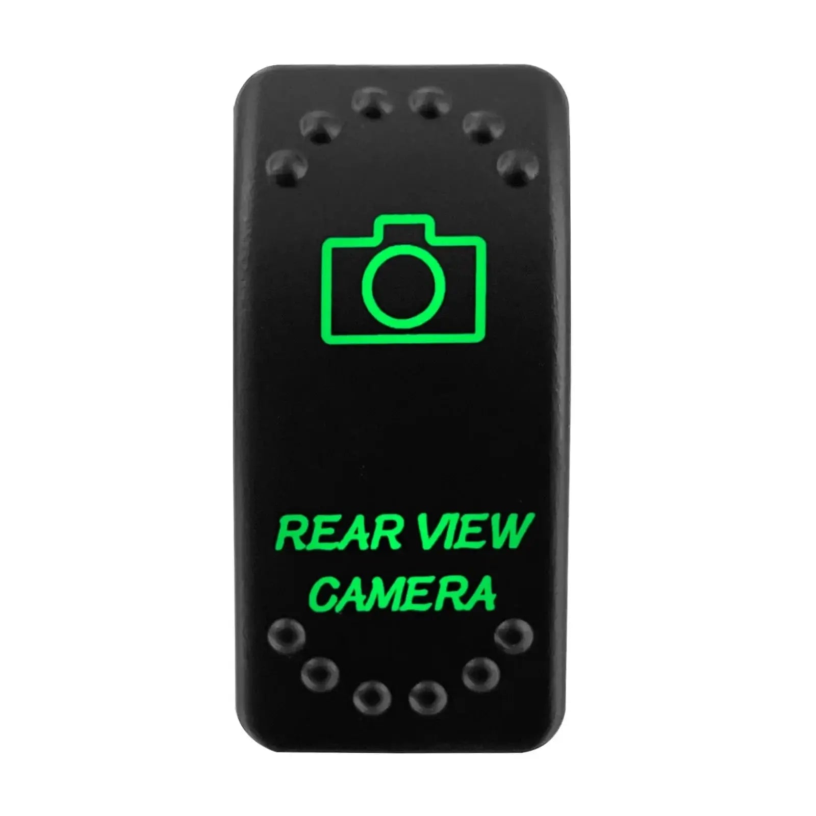 Waterproof Green Led Car Rocker Switch On Off 12V 20A Washer Wiper Momentary Toggle Switch For Marine Boat ATV RZR RV Autosteer