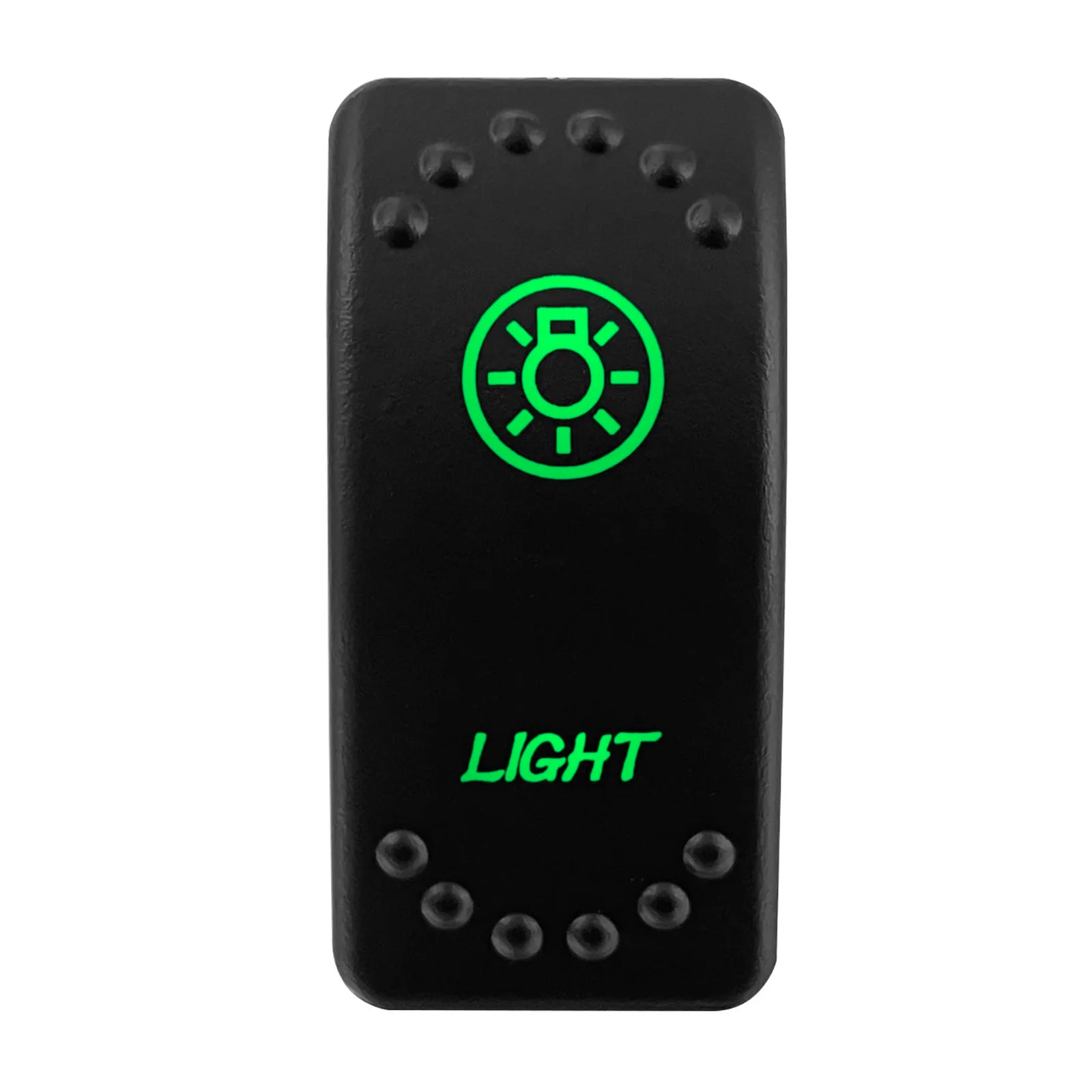 Waterproof Green Led Car Rocker Switch On Off 12V 20A Washer Wiper Momentary Toggle Switch For Marine Boat ATV RZR RV Autosteer - Action Outdoors Kiwi