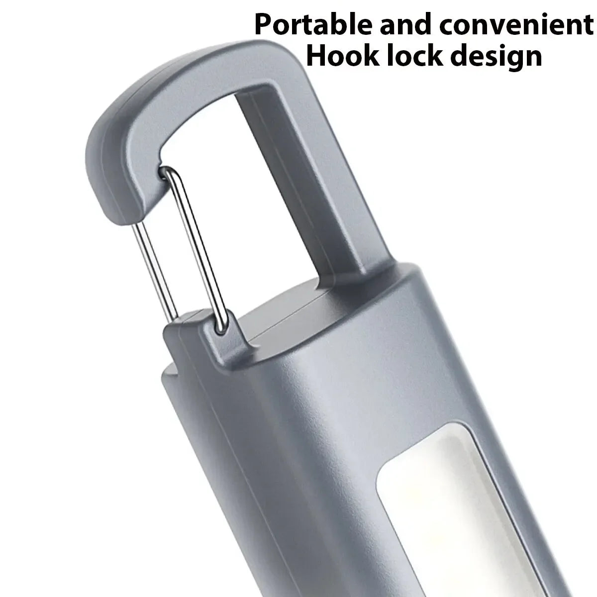 Strong Lighting ABS Flashlamp USB Charging Portable Outdoor Small Flashlight Camping Hanging Lamp Telescopic Focus COB Side Lamp - Action Outdoors Kiwi