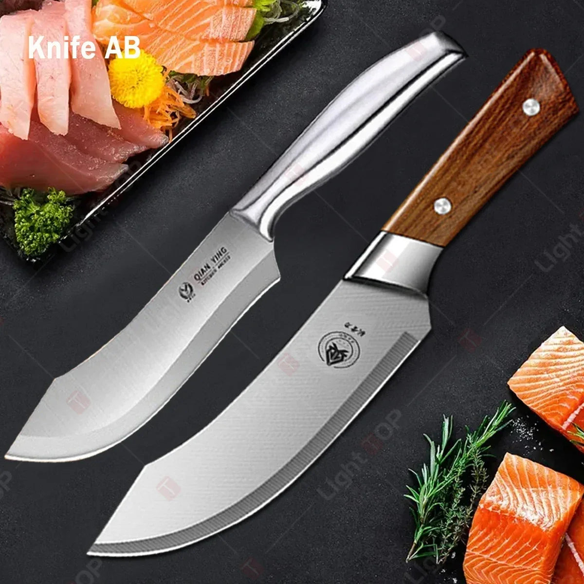 Kitchen Knife Chef Pig Killing Knife Multi-Purpose Meat Cleaver Butcher Knife Stainless Steel Kitchen Knives and Accessories - Action Outdoors Kiwi
