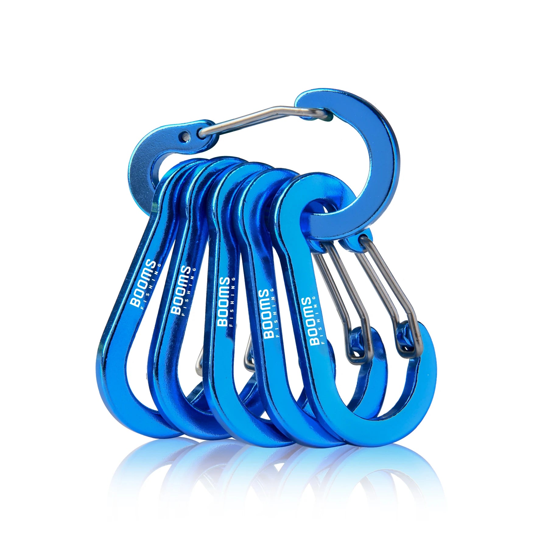 Booms Fishing CC1 Steel Small Carabiner Clips Outdoor Camping Multi Tool Fishing Acessories 6pcs - Action Outdoors Kiwi