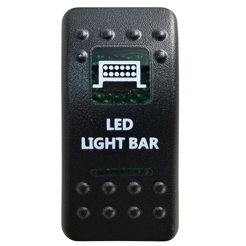 Green Led Light Bar Rocker Switch SPST 5Pins/DPDT 7Pins For Car Marine Boat IP68 NARVA Carling ARB Auto Parts Camper Replacement - Action Outdoors Kiwi