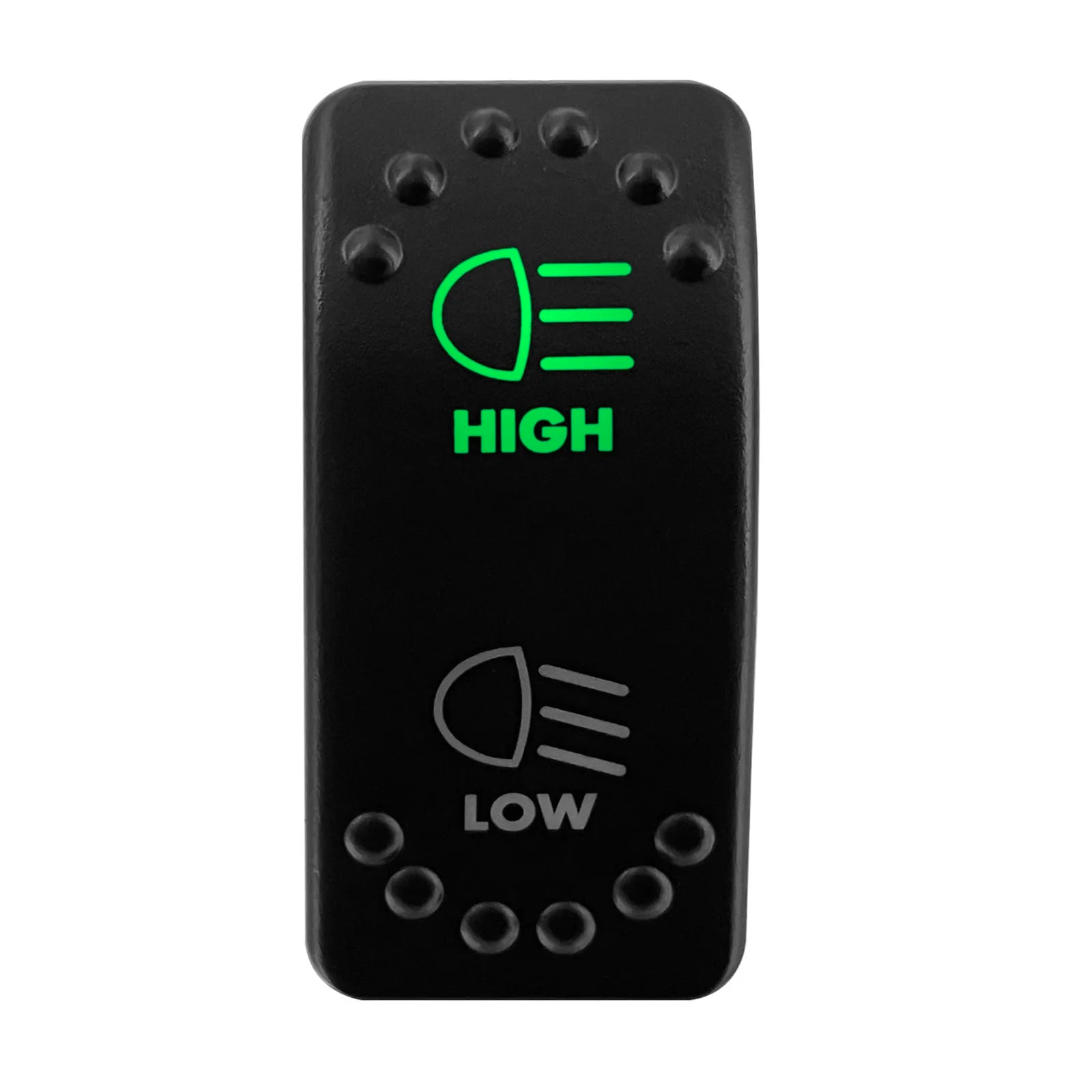 Waterproof Green Led Car Rocker Switch On Off 12V 20A Washer Wiper Momentary Toggle Switch For Marine Boat ATV RZR RV Autosteer - Action Outdoors Kiwi