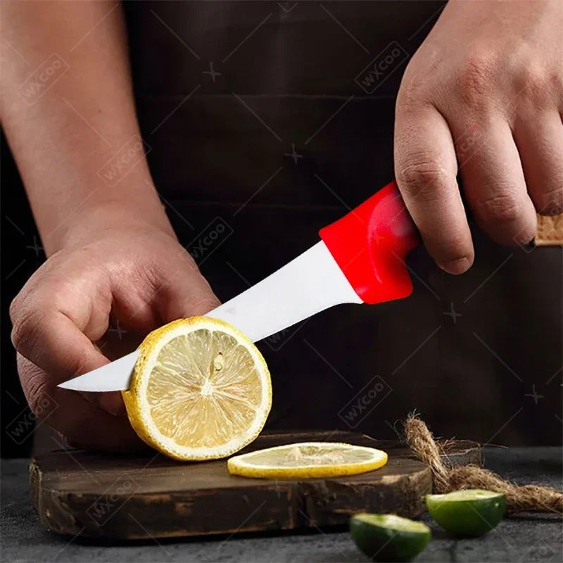 WXCOO Stainless Steel Skinning Carving Knife Kitchen Boning Knife Meat Butcher Cleaver Utility Chef Slicing Fish Fruit Knives - Action Outdoors Kiwi