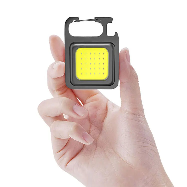 COB LED Mini Flashlight Super Bright EDC Keychain Light Outdoor Emergency Camping Pocket Lamp With Tail Magnet Corkscrew - Action Outdoors Kiwi