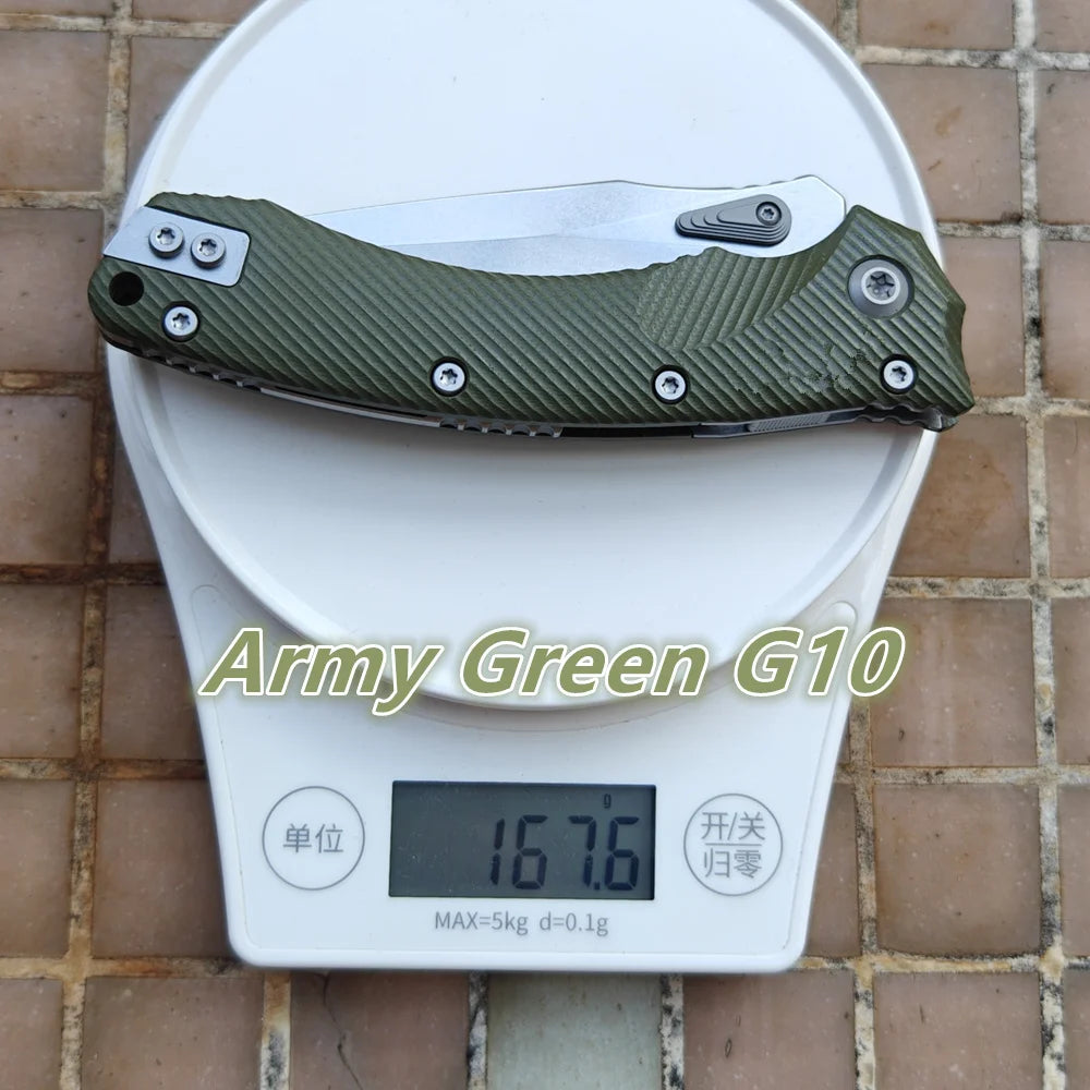 JUFULE New Amphibia Manual Carbon Fiber / G10 Ball Bearing Mark M390MK Blade Hunting Fish Outdoor EDC Tool Folding Camping Knife - Action Outdoors Kiwi