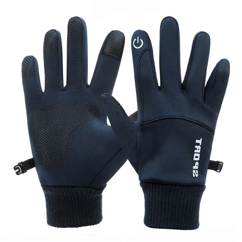 Winter Waterproof Men's Gloves Touchscreen Windproof Sports Fishing Driving Motorcycle Ski Non-slip Warm Cycling Women Gloves - Action Outdoors Kiwi