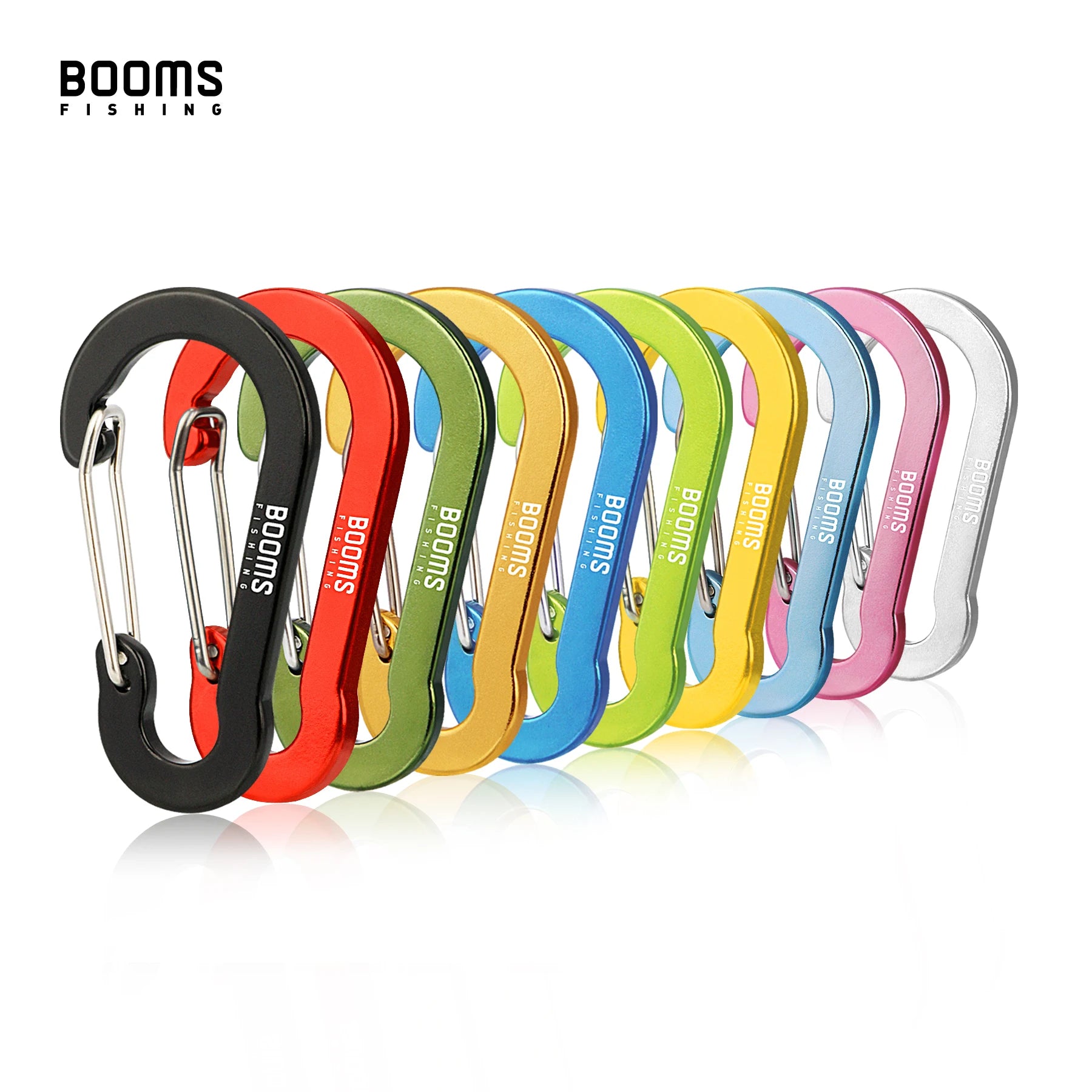Booms Fishing CC1 Steel Small Carabiner Clips Outdoor Camping Multi Tool Fishing Acessories 6pcs - Action Outdoors Kiwi