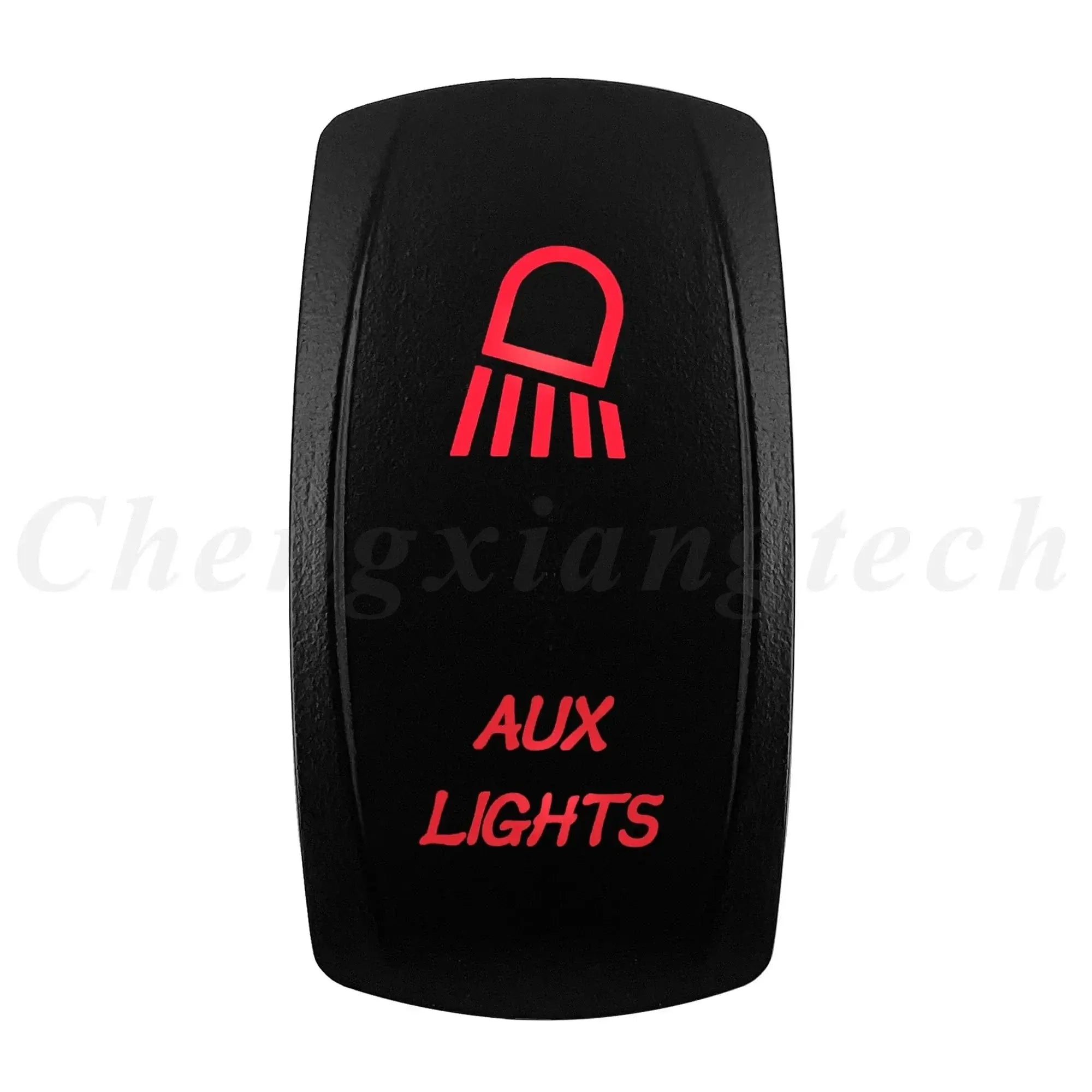Red Led Light Bar Car Boat Rocker Switch 12V/24V Marine Grade Toggle Switch SPST/DPDT for Polaris Jeep Autosteer Auto Machinery