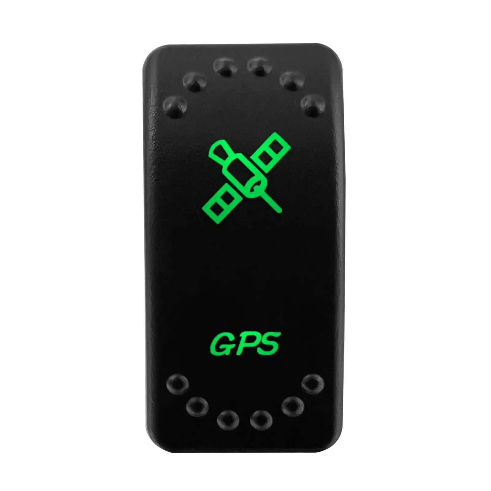 Waterproof Green Led Car Rocker Switch On Off 12V 20A Washer Wiper Momentary Toggle Switch For Marine Boat ATV RZR RV Autosteer