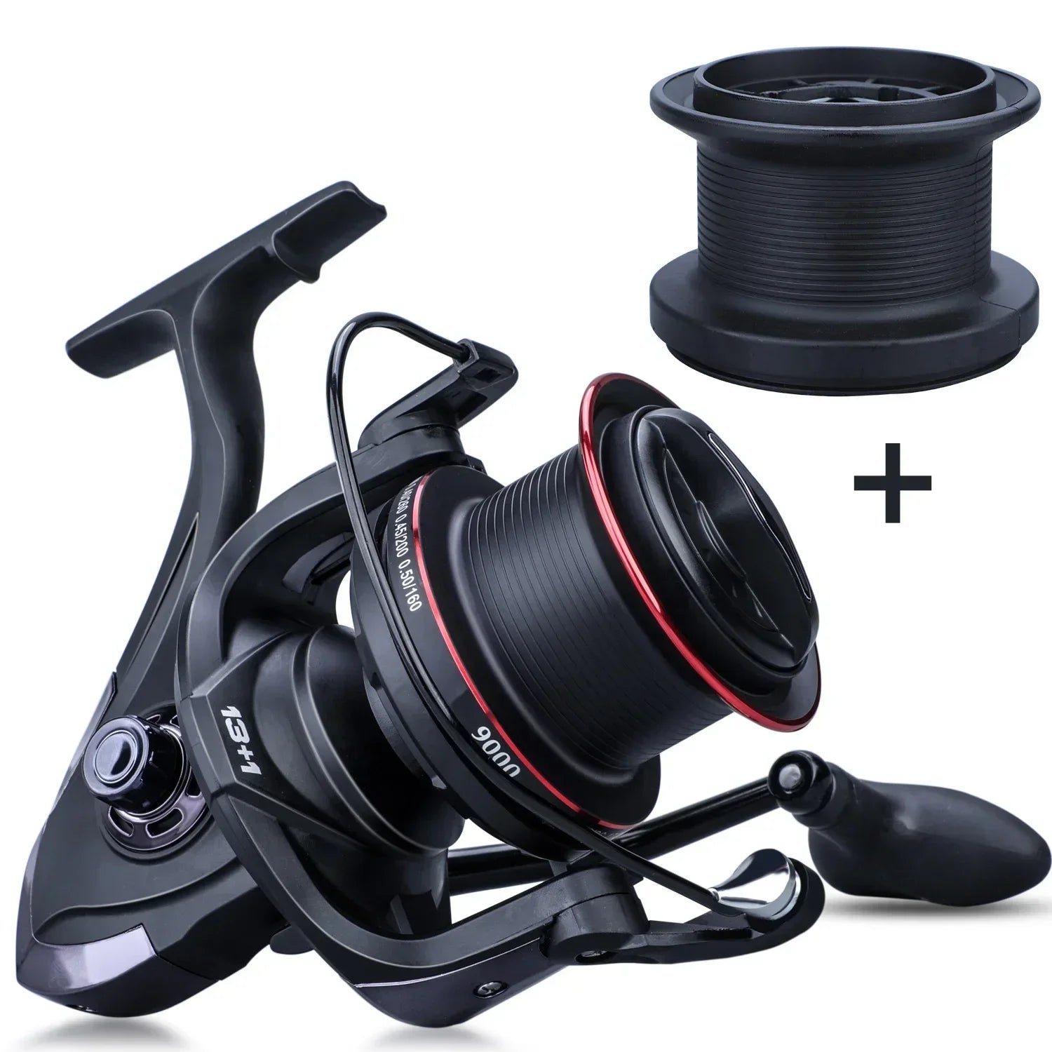 Sougayilang 8000-12000 Series Carp Fishing Reel Spinning Reel Max Drag 25kg Surf Fishing Reels Freshwater Saltwater Sea Fishing - Action Outdoors Kiwi