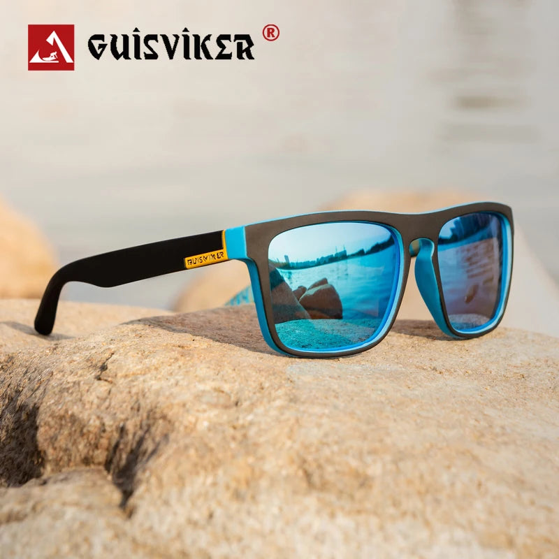GUISVIKER New Polarized Cycling Sunglasses Men Women Sun Glasses Fishing Goggles Outdoor Baseball Softball Sport Cycling Eyewear - Action Outdoors Kiwi
