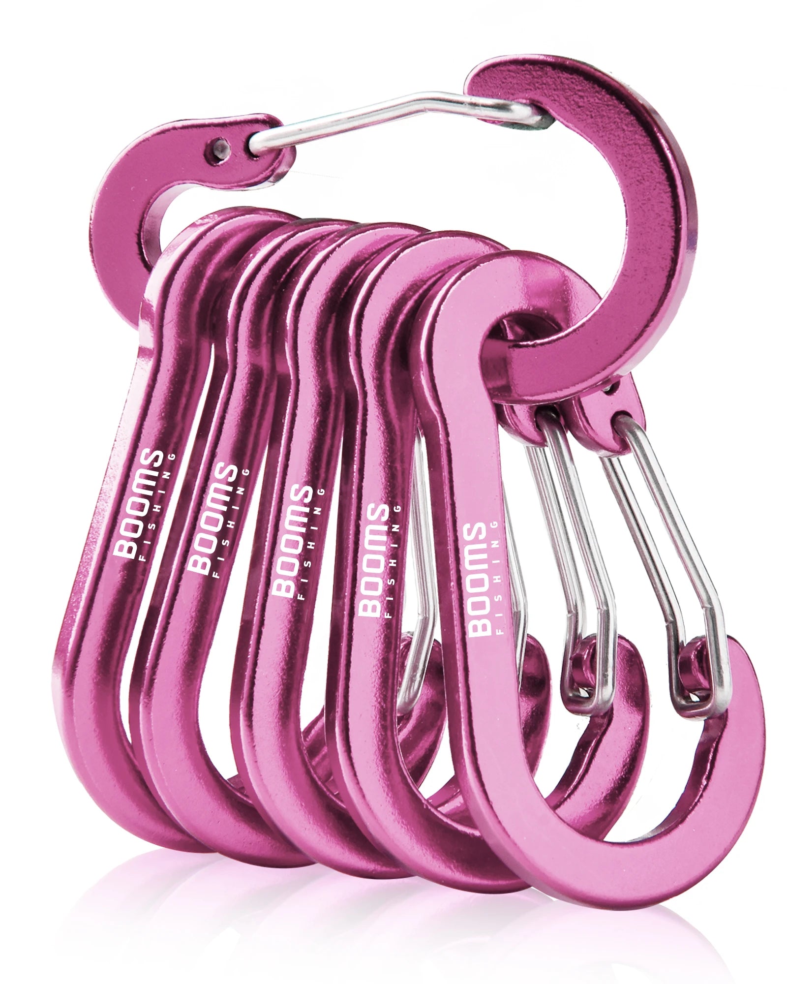 Booms Fishing CC1 Steel Small Carabiner Clips Outdoor Camping Multi Tool Fishing Acessories 6pcs - Action Outdoors Kiwi