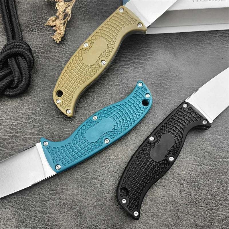 C39 multi-color fixed knife, vegetable cutting and fishing kitchen, tactical hunting nylon fiber handle straight knife - Action Outdoors Kiwi