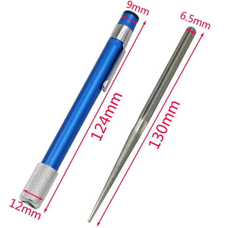 Hot Sale Fishing Hook Sharpener Pen Sharpener High Quality Outdoor Tool Diamond Pen shaped Knife Sharpener New Arrivals - Action Outdoors Kiwi