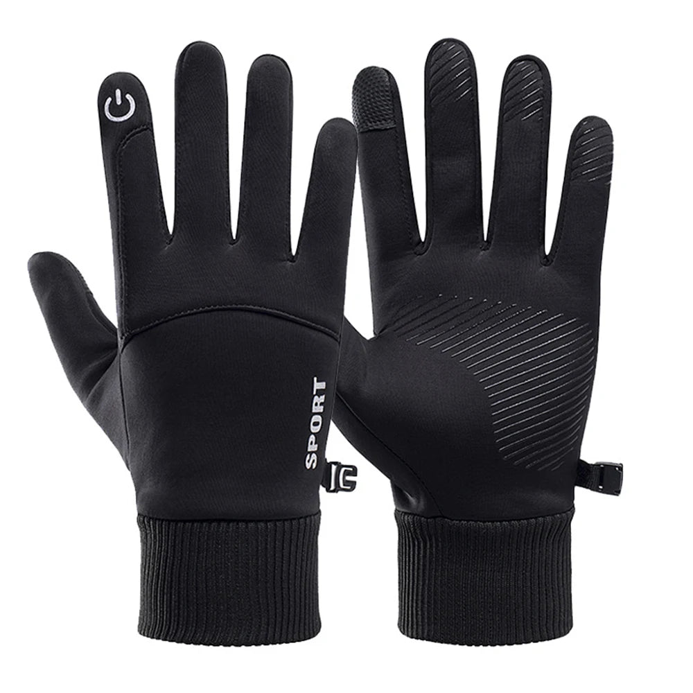 Winter Waterproof Men's Gloves Touchscreen Windproof Sports Fishing Driving Motorcycle Ski Non-slip Warm Cycling Women Gloves - Action Outdoors Kiwi