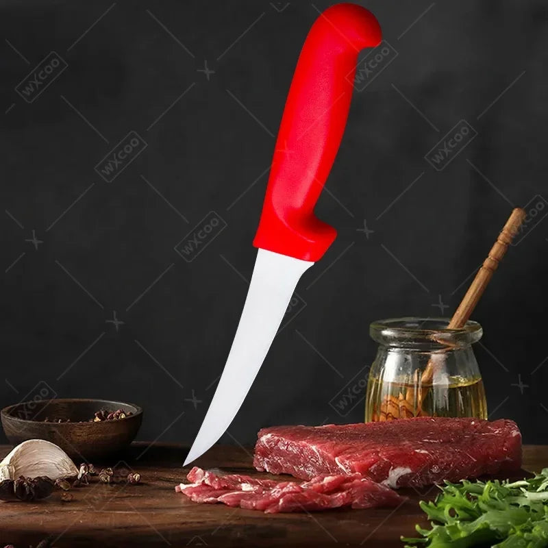 WXCOO Stainless Steel Skinning Carving Knife Kitchen Boning Knife Meat Butcher Cleaver Utility Chef Slicing Fish Fruit Knives - Action Outdoors Kiwi