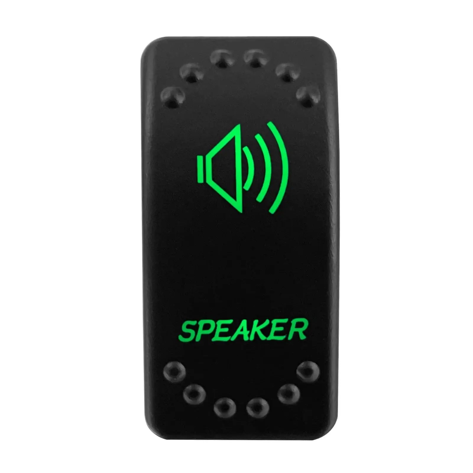 Waterproof Green Led Car Rocker Switch On Off 12V 20A Washer Wiper Momentary Toggle Switch For Marine Boat ATV RZR RV Autosteer.