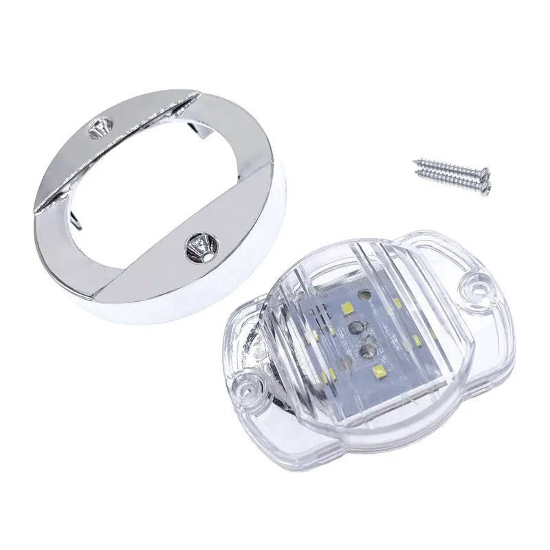 1Pcs DC12V/24V Marine Boat Transom LED Stern Light Round Cold White LED Tail Lamp Yacht Accessory Blue/White/Yellow/Green/Red - Action Outdoors Kiwi
