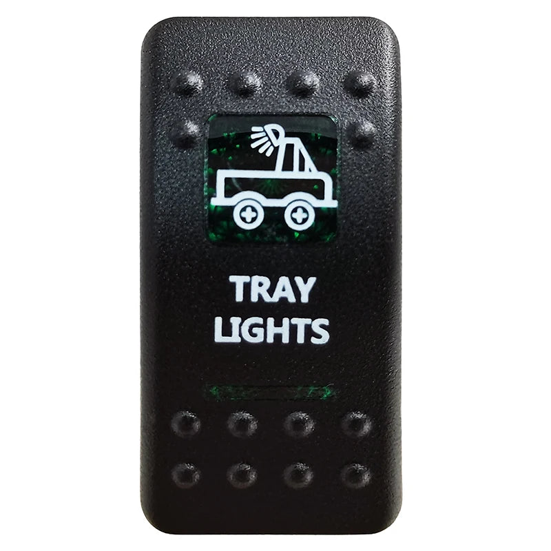 Green Led Light Bar Rocker Switch SPST 5Pins/DPDT 7Pins For Car Marine Boat IP68 NARVA Carling ARB Auto Parts Camper Replacement - Action Outdoors Kiwi