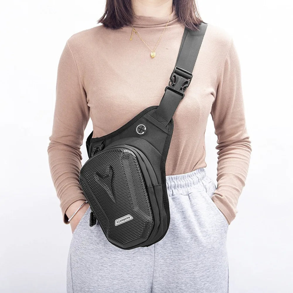Hard Shell Drop Leg Bag Motorcycle Waterproof Waist Bag Hip Bum Fanny Pack For Outdoor Riding Cycling Hiking Fishing Climbing - Action Outdoors Kiwi