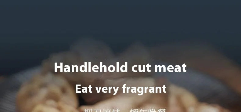 Hand steak meat knife camping copper head knife handlebar meat special knife multifunction fruit knife barbecue meat cutter knif - Action Outdoors Kiwi