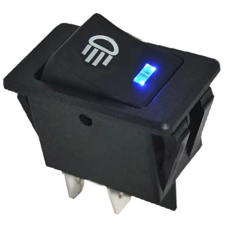 Fog Light Rocker Switch with LED 4 Pin for Car Truck Boat Marine Dash Dashboard Automotive Interior Switches - Action Outdoors Kiwi