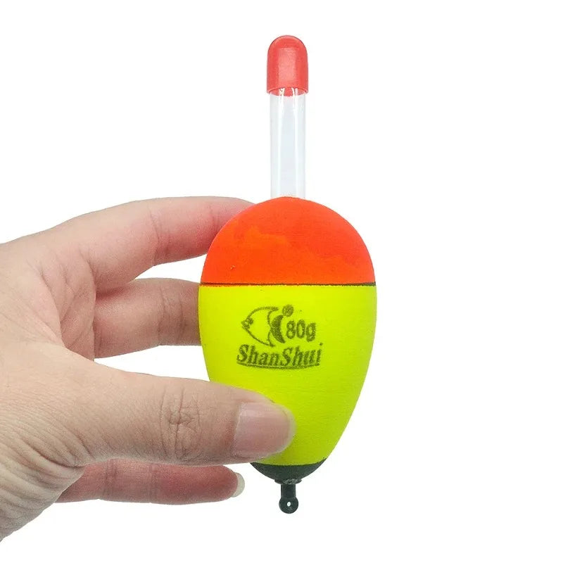 2pcs 5/8/10/15/20/30/40/50/60g EVA Luminous Fishing Night Float Light Stick Foam Plastic Bobber Sea Rock Fishing Striking Floats - Action Outdoors Kiwi
