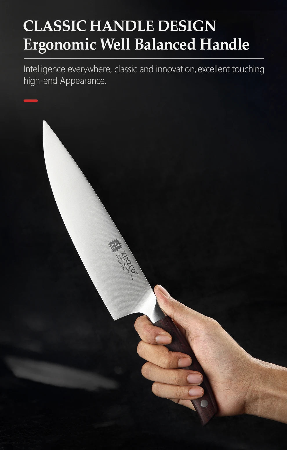 XINZUO Professional Full 7 PCS Knife Set German - Action Outdoors Kiwi