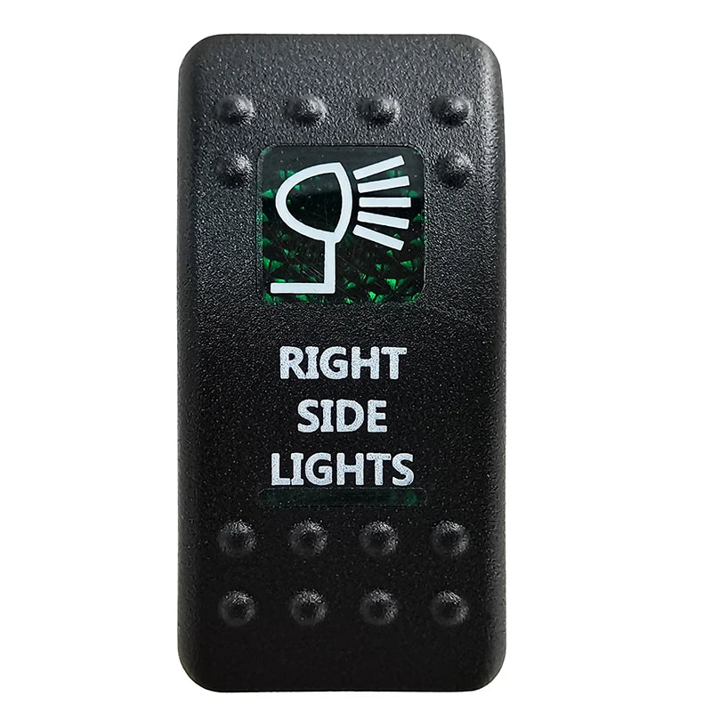 Green Led Light Bar Rocker Switch SPST 5Pins/DPDT 7Pins For Car Marine Boat IP68 NARVA Carling ARB Auto Parts Camper Replacement - Action Outdoors Kiwi