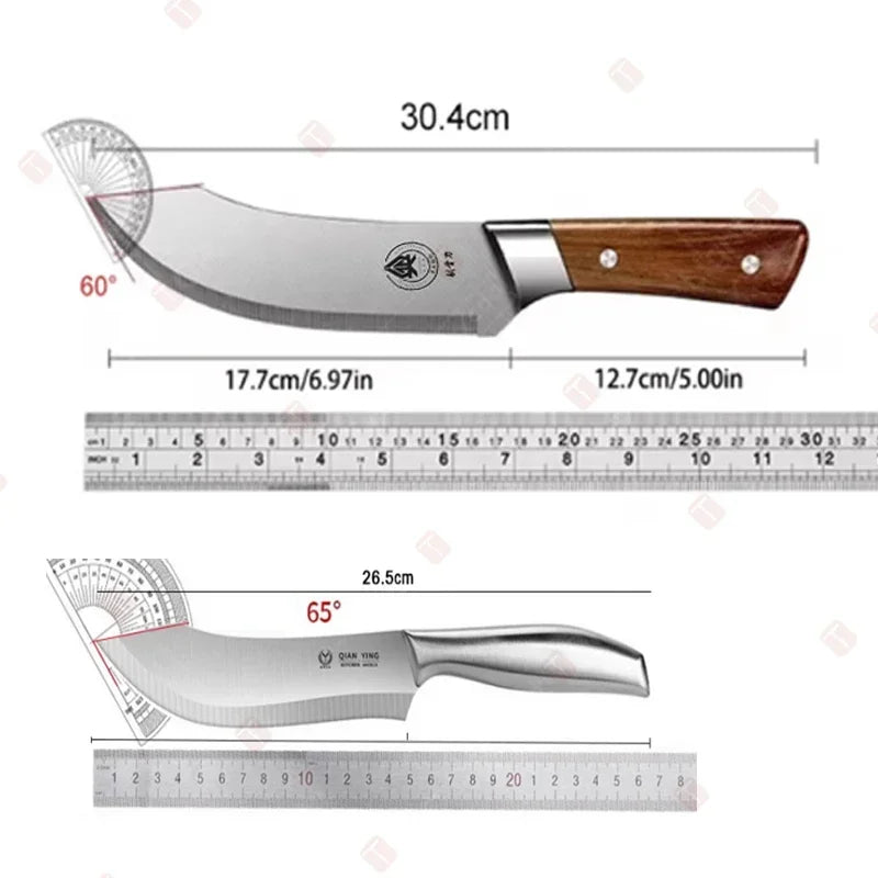 Kitchen Knife Chef Pig Killing Knife Multi-Purpose Meat Cleaver Butcher Knife Stainless Steel Kitchen Knives and Accessories - Action Outdoors Kiwi