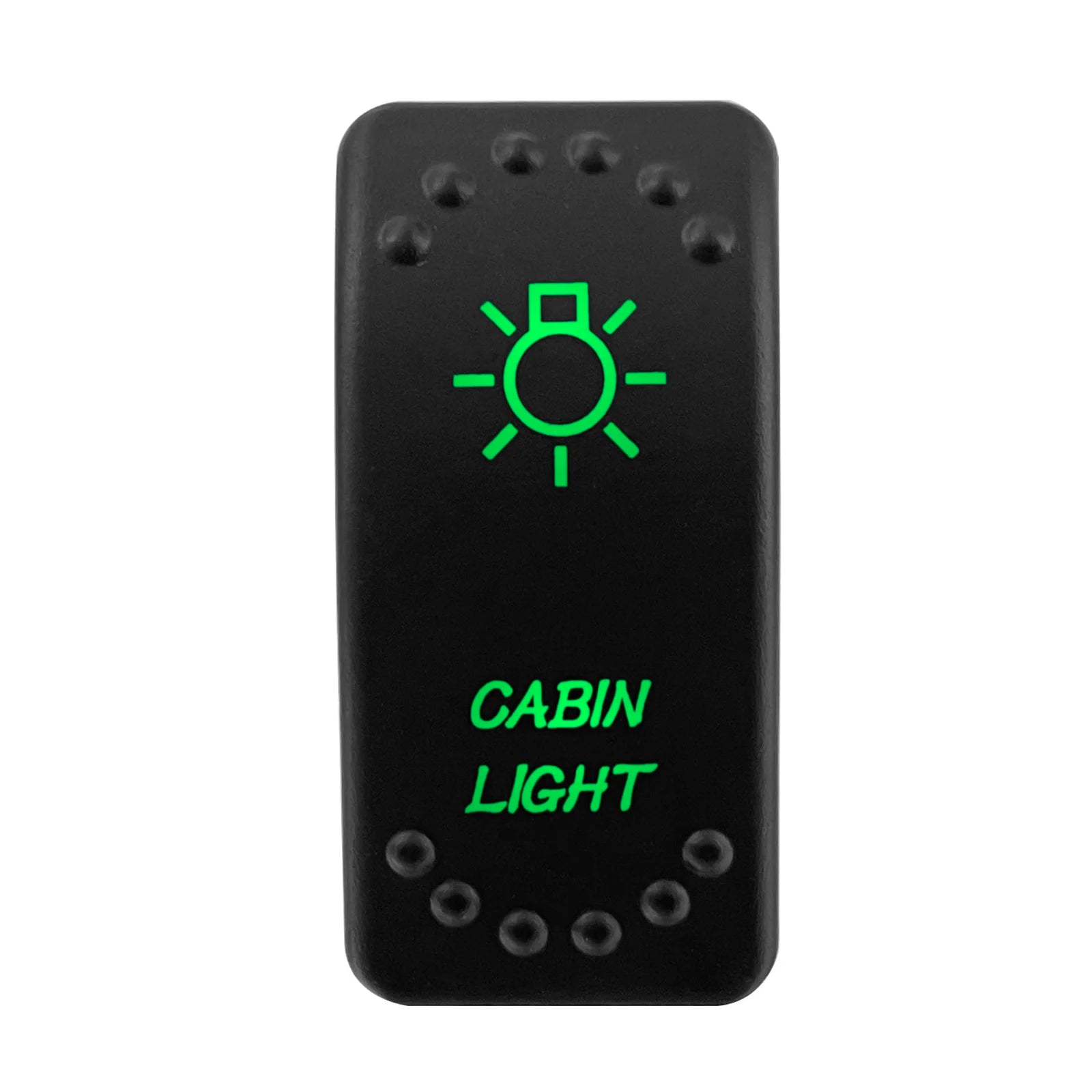 Waterproof Green Led Car Rocker Switch On Off 12V 20A Washer Wiper Momentary Toggle Switch For Marine Boat ATV RZR RV Autosteer - Action Outdoors Kiwi