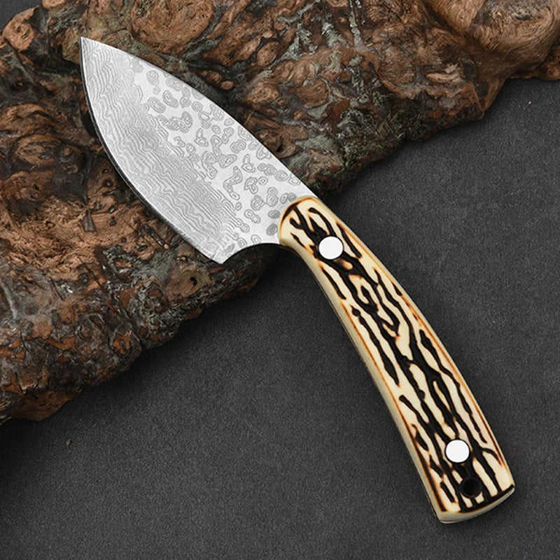 Damascus Pattern Kitchen Meat Cleaver Boning Knife Chef Peeling Fishing Barbecue Knife Raw Fish Cutter Butcher Knife - Action Outdoors Kiwi