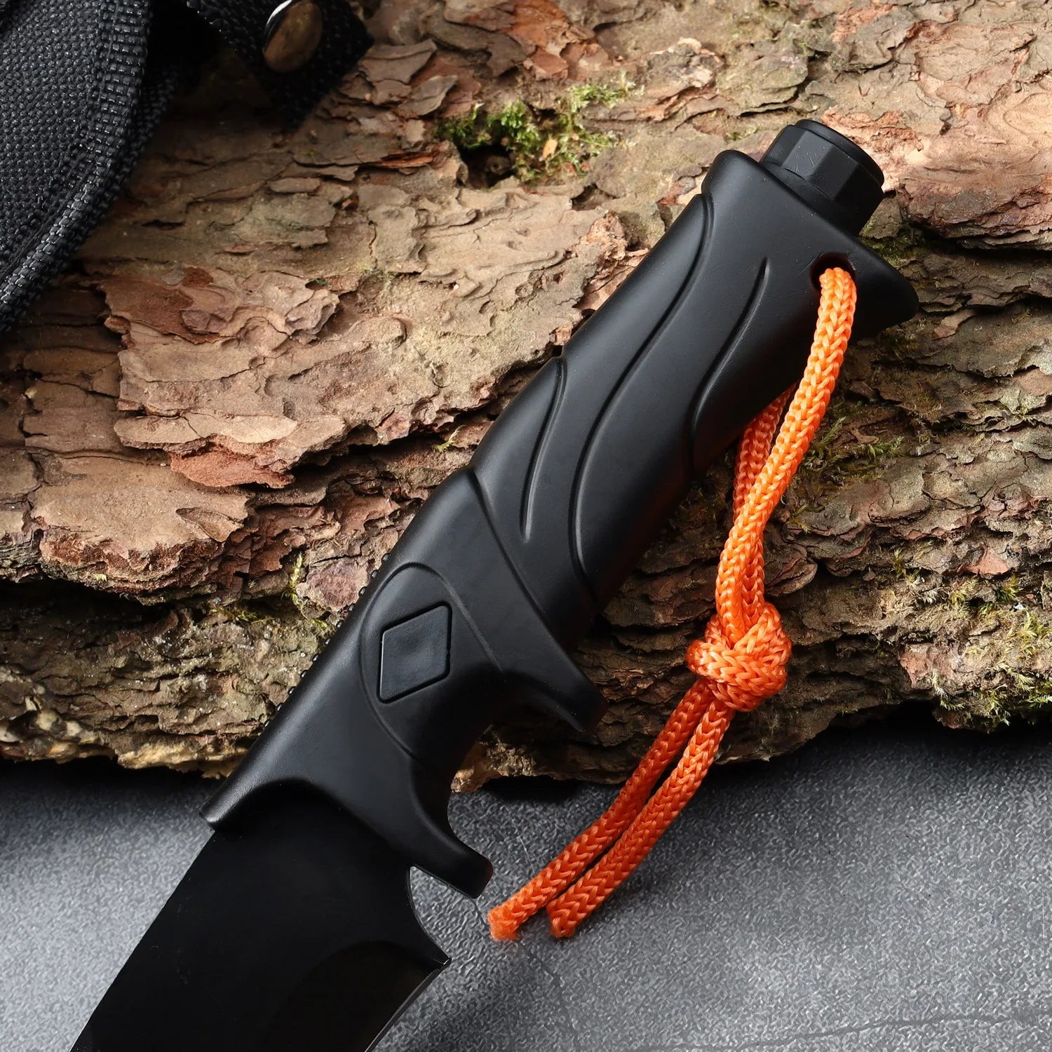 Outdoor Knife Straight Knife Defense Carry Mini Knife Field Portable Meat Eater Knife Camping Fishing Sharp Fruit Knife - Action Outdoors Kiwi