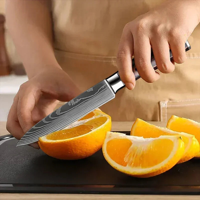 Kitchen Knives High Stainless Steel Chef Knife Slicing Butcher Boning Knife Cleaver Meat Vegetables Fruit Fish Filleting Knife - Action Outdoors Kiwi
