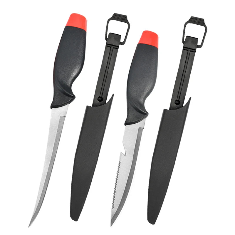 Stainless Steel Multifunctional Fishing Knife Fish Killing Knives Fish Planing Knife Kitchen Sharp Meat Cleaver Fruit Knife - Action Outdoors Kiwi